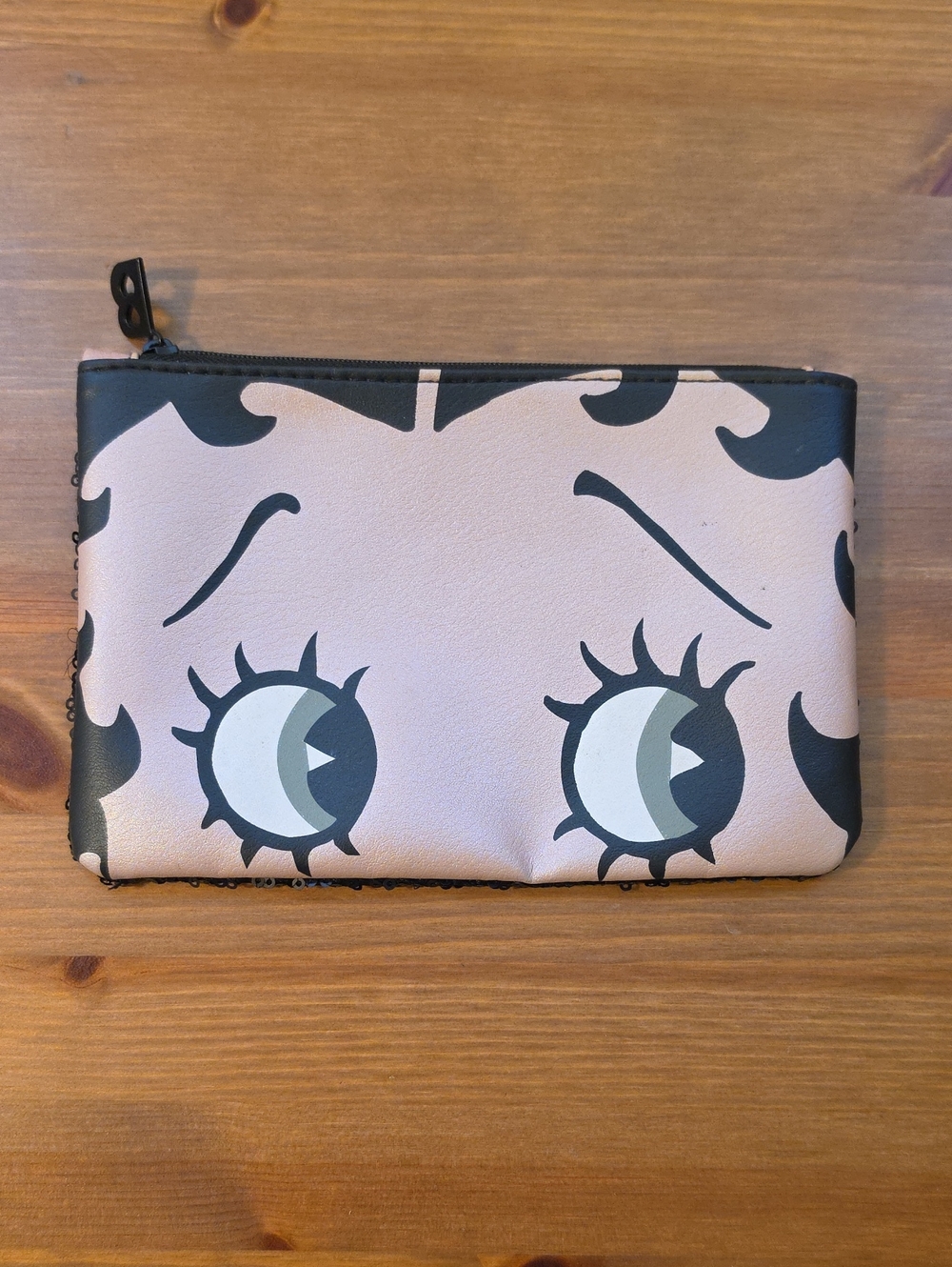 Betty Boop Clutch by IPSY - Black Sequins